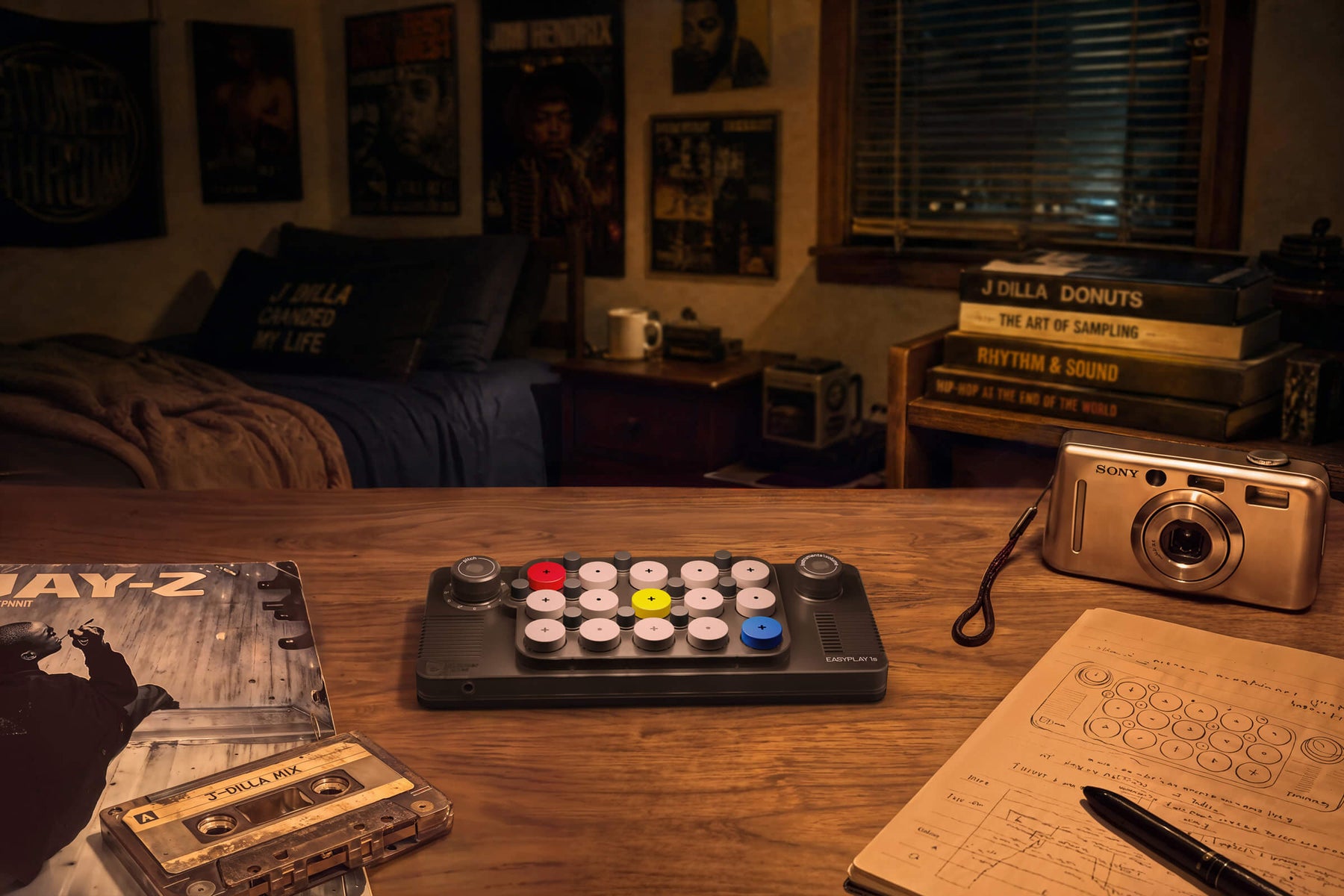 EASYPLAY 1S in a music-filled room