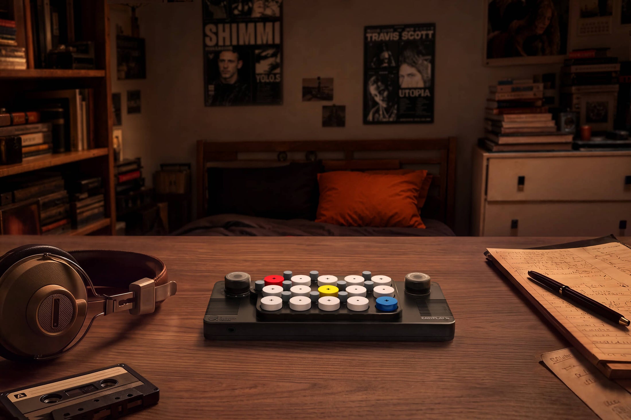 EASYPLAY 1S in a hip-hop bedroom studio